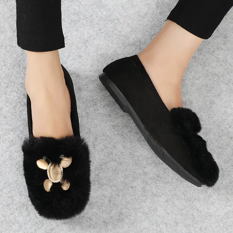 TIMETANG-Zapatos-de-piel-de-conejo-Zapatos-de-Ballet-de-mujer-flock-strass-mocasines-de-invierno (5)