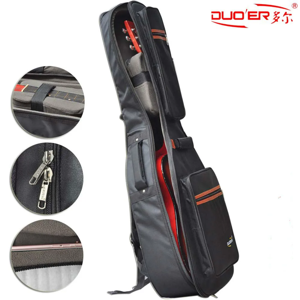 Guitar Bag 41 Inch 42 Inch Oxford Flannel Thick Waterproof Backpack Guitar Bags Factory  Customize Wholesale Guitar Bags
