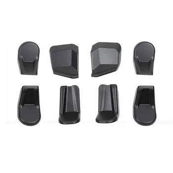 

For Jeep Wrangler JK Front Seat Screw Covers Front Seat Screw Protector Cover Trim 2007-2017 Parts Accessories Black