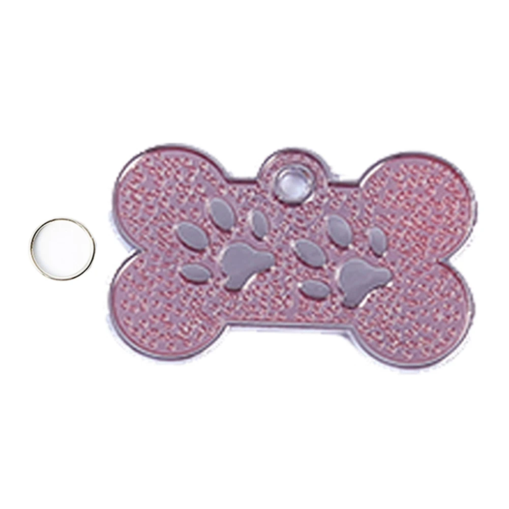 Pet Dog Cats Puppy Engraved ID Name Bone Shape Collar Tags Plate Pendant Decor 2020
