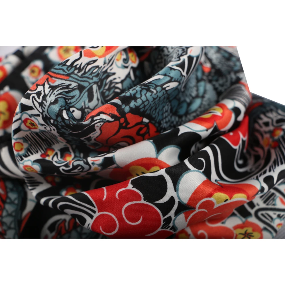 Платок квадратный шарф повязка на голову для деловой вечеринки женский