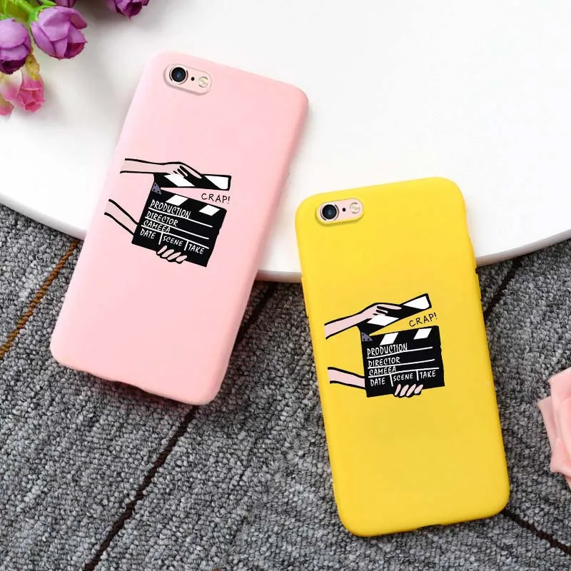 Чехол для iPhone 11 Pro чехол карамельного цвета из тпу телефона Apple X XR XS MAX 5 5S 6 6S 7 8 Plus