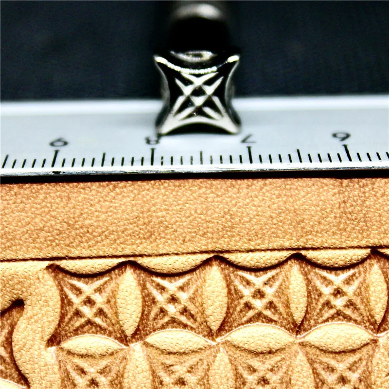 DIY 합금 금속 가죽 공예 도구, 미국 패턴 스탬프 도구, 가죽 금속 스탬프용 LS.G9009-03 도구