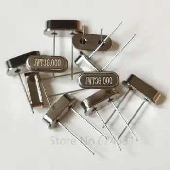 

10pcs In-line passive crystal oscillator 36MHZ HC-49S 2P resonator