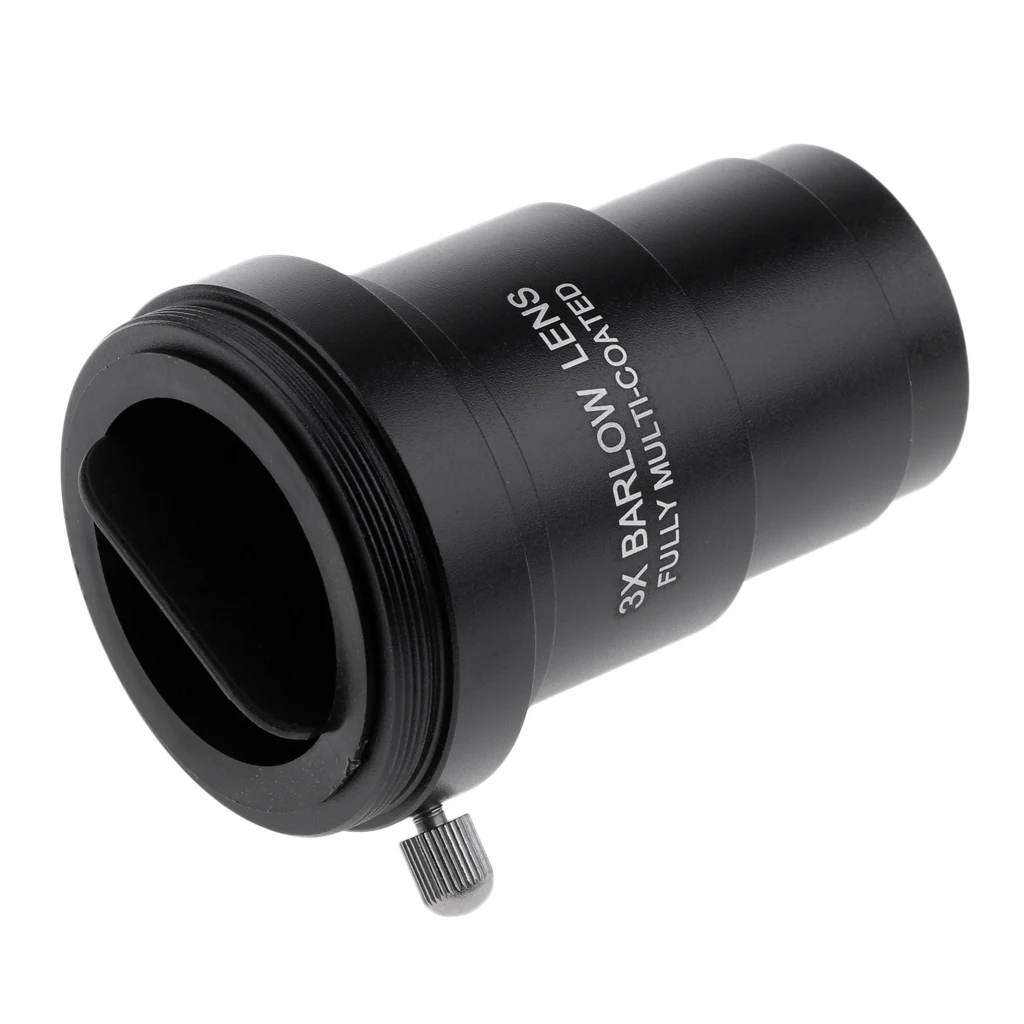 Telescope Accessory Eyepiece 3X Barlow Lens for Orion 127/1500 50/750 80ED Optical Glass & Metal Material Telescope Accessory Eyepiece 3X Barlow Lens for Orion 127/1500 50/750 80ED Optical Glass & Metal Material