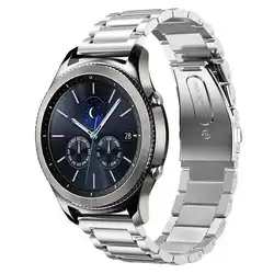 Gear s3 frontier ремешок для samsung Galaxy watch 46 мм active 2 huawei watch GT ремешок 20 22 мм браслет из нержавеющей стали