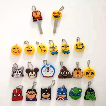 

1pcs cartoon Silicone Protective key Case Cover For key Control Dust Cover Holder Organizer Home Accessories Supplies