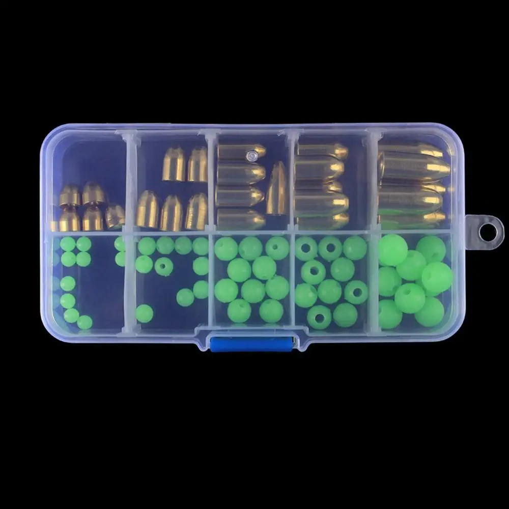 

Portable Versatile Box-Packed Fishing Suit Fishing Thread bullet copper crank hook Fishing Tackles Kit
