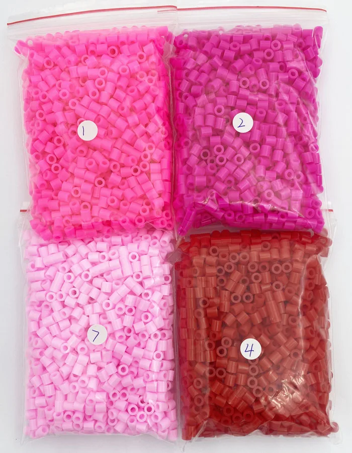 Rainbow Mix Iron Beads Craft Kit - 2000 Pieces for Creative Kids' Projects