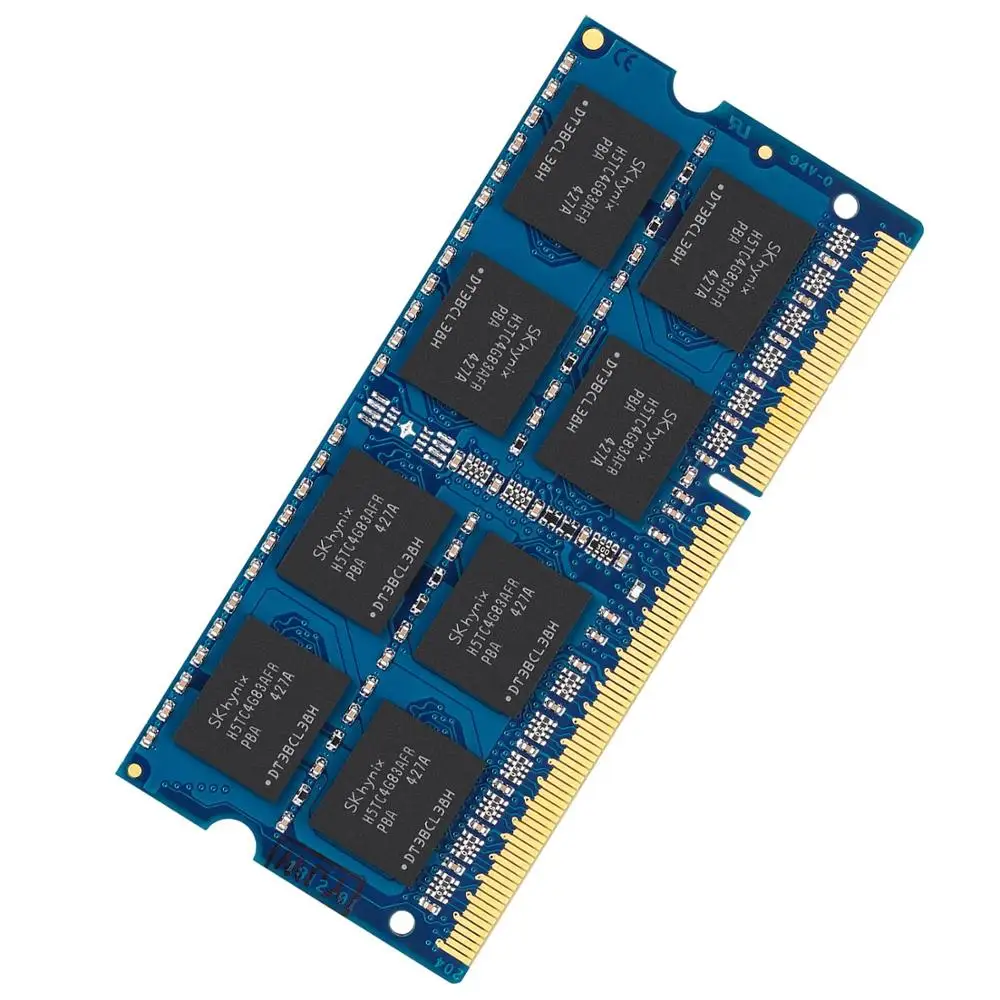 Rasalas 8GB 2Rx8 PC3-12800S DDR3L 1600Mhz SO-DIMM 1,5V 1,35 V Низкое напряжение ноутбук ram 204Pin Ноутбук полностью совместимая память синий