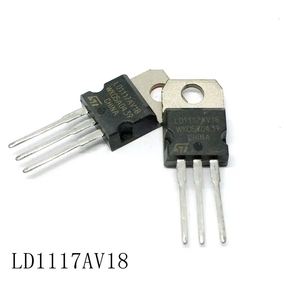

Electronic component LD1117AV18 TO-220 1A/1.8V 10pcs/lots new in stock