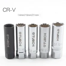 1 шт. свечей зажигания торцевой гаечный ключ 14/16/21 мм Свеча зажигания разборки заменить инструменты ультра-тонкий магнитный торцевой гаечный ключ инструмент