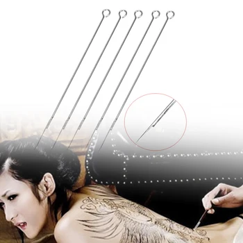 

5 Pieces 1/3 Rl Disposable Tattoo Needles 304 Medical Stainless Steel Permanent Makeup Needles Machine Kit Tattoo accessories