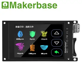 

3D Printer preview Gcode 3.5 Inch Full Color Touch Screen LCD MKS TFT35 V1.0 For RAMPS1.4 MKS BASE GEN Control Board