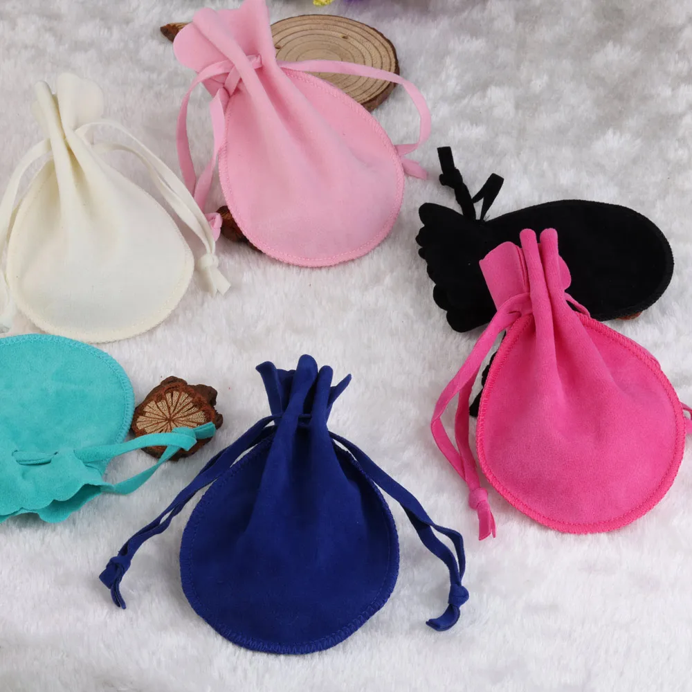 10/25/50pcs 7x9/9x12cm Gourd Velvet Gift Bags Dustproof Flannel Jewelry Packaging Bags Wedding Present Drawable Packing Bags 3