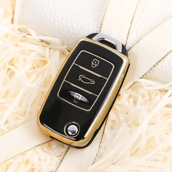 Cover per chiave/telecomando per Changan CS75 EADO CS35 RAETON CS15 V3 V5 V7 2 pulsanti portachiavi remoto Shell 4 Cover per chiave/telecomando per Changan CS75 EADO CS35 RAETON CS15 V3 V5 V7 2 pulsanti portachiavi remoto Shell - Custodia portachiavi per auto custodia protettiva set fob per Changan CS75 EADO CS35 RAETON CS15