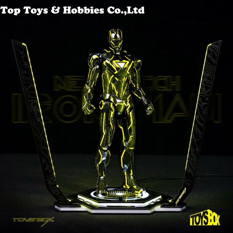 

Toy-Box TB078 1/6 LED Light Iron Man Legacy 2.0 Platform model for 12'' male Action Figure Scene Accessories Part