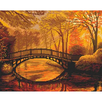 

Diamond embroidery 40x50 cm "Freya" осень "Autumn in the old park" alvk-03