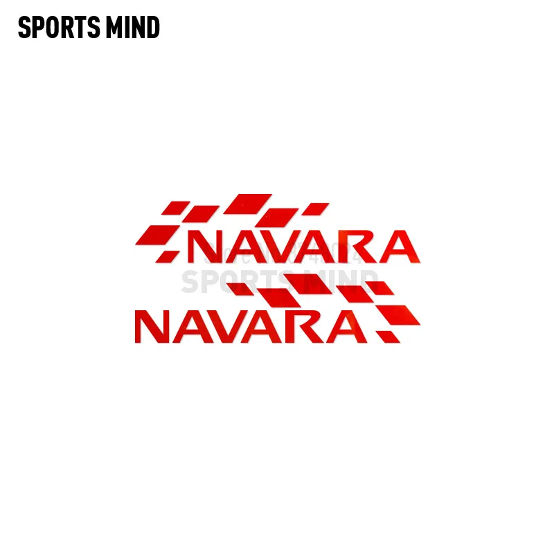 1 пара виниловых автомобильных наклеек наклейки для Nissan Navara NP300 D40 Nismo аксессуары JDM автомобильный Стайлинг Зеркало заднего вида автомобили - Название цвета: red