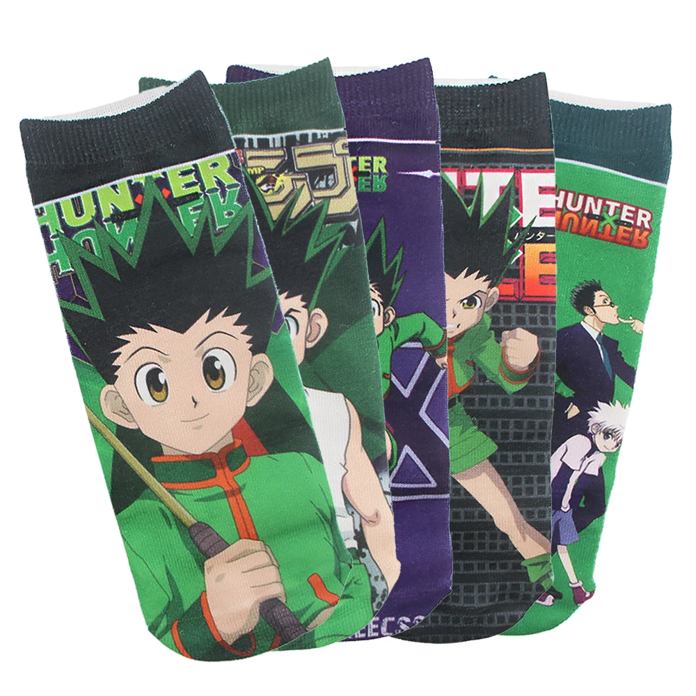 PF113 Dongmanli аниме HUNTER×HUNTER Персонализированные носки невидимые низкие Повседневные