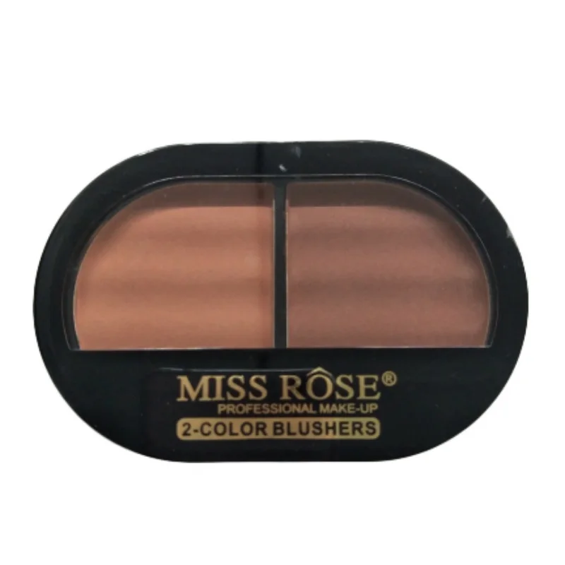 N Makeup Bronzers Makeup Palette 1PCS Natural Double-color Face Mineral Blush Powder.w