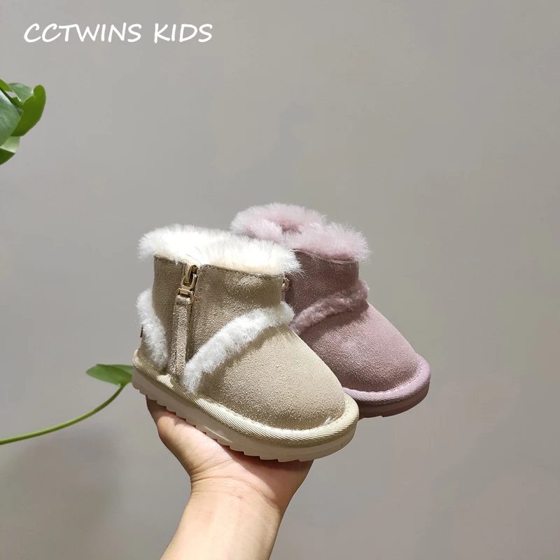 CCTWINS/детская обувь; коллекция года; Сезон Зима; модные черные зимние ботинки для девочек; мягкая обувь из натуральной кожи для мальчиков; Детские повседневные теплые ботиночки; SNB025