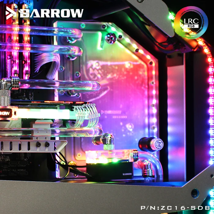 Barrow ZEAGINAL 16 чехол для компьютера с водяным охлаждением, rgb-резервуар для совместимых материнских плат MSI ASUS ASROCK SYNC ZC16-SDB