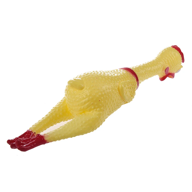17 Inch Squeeze Shrilling Screaming Chicken Funny Toy Gift Chicken Toy