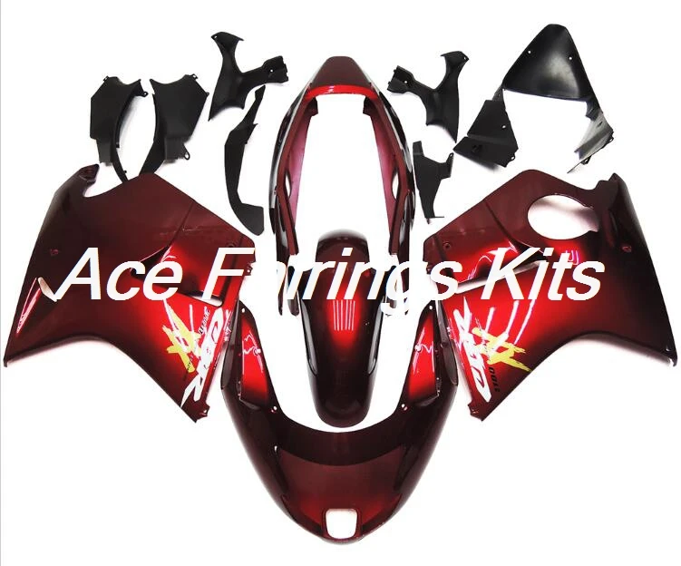 ABS Мотоциклетный вставной обтекатель комплект Подходит для Honda CBR1100XX cbr1100 1100xx Blackbird 1996-2007 Обтекатели на заказ красного цвета