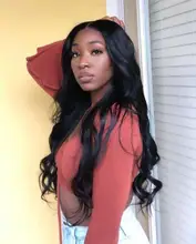 Allove de la onda del cuerpo de la peluca con malla Frontal transparente 13x4 peluca Frontal de encaje pelucas de cabello humano para las mujeres negras 28 30 pulgadas peluca con malla Frontal