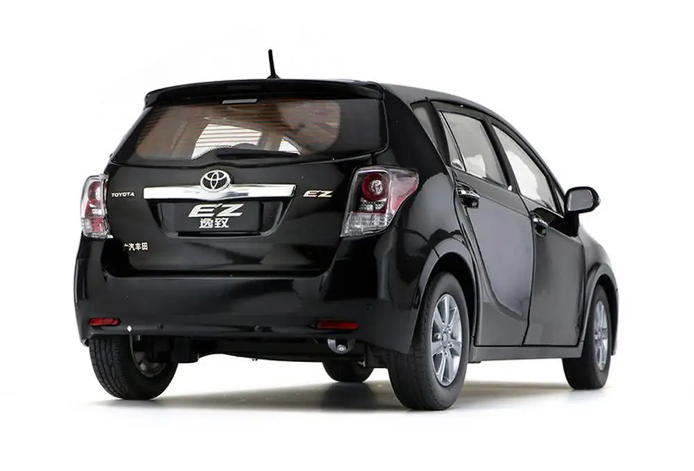 1/18 Масштаб TOYOTA EZ VERSO черная литая модель автомобиля коллекция игрушек подарок