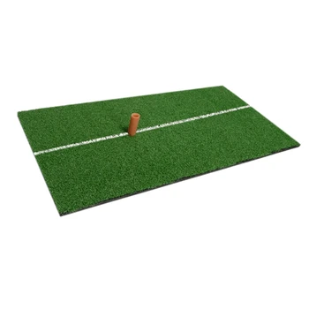 

Golf Mat Training Hitting Pad Rubber Grass Mat Grassroots Green Golf Training Tools Backyard 30X60cm with Ball TEE