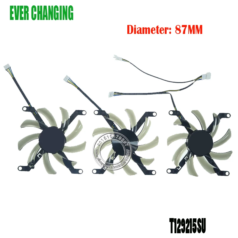 T129215Su 0.50A Ventola Per Scheda Grafica Per Pny Geforce Gtx 1080Ti 11Gb Xlr8 Gaming Oc