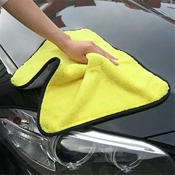 

1pc Car Care Polishing Washing Towels Plush Microfiber Wash Drying Towel Strong Thick Plush Polyester Fiber Car Cleaning Cloth