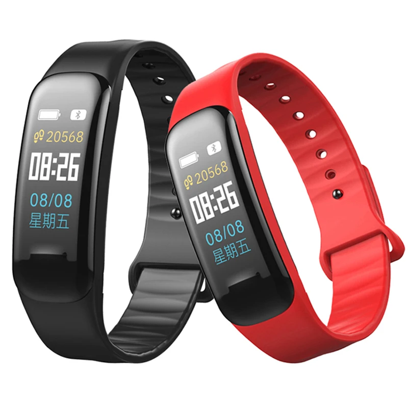 

C1 Plus Color Screen Smart Bracelet Blood Pressure Smart Band Heart Rate Monitor Fitness Tracker Women Men Sport Smart Wristband