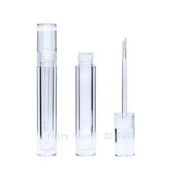 

Transparent Clear Lip Gloss Tube Container 5.5 ML Lipstick Empty 25/30/50 Pieces Clear Refillable Lip Gloss Tube Containers