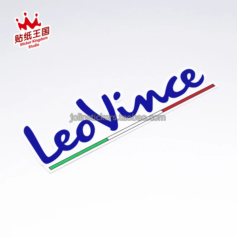 LeoVince выхлопная труба персонализированные декоративные Стикеры для автомобилей локомотив водостойкие наклейки