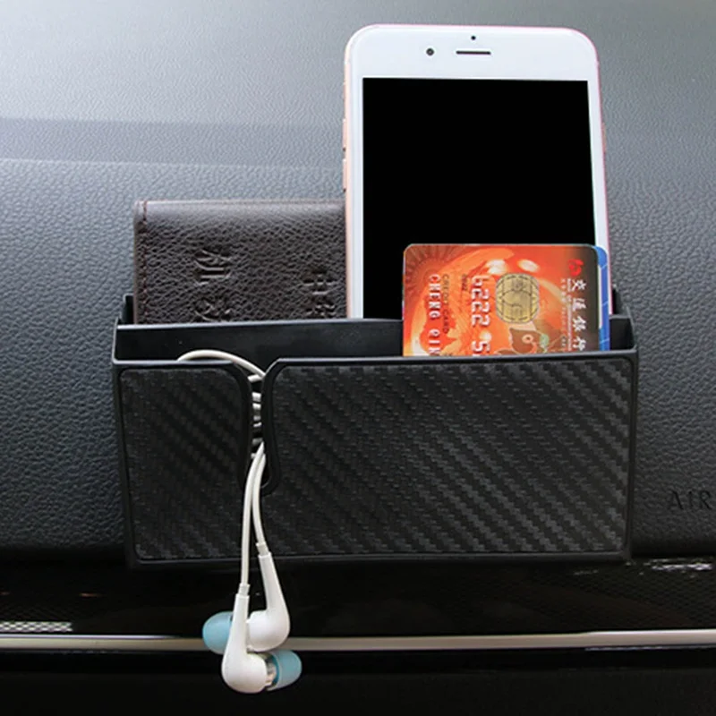 Multifunctional Car Phone Holder Mobile Phone Tidy Storage Box Holder Pocket Organizer Car Accessory