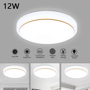 

Living Room Lights LED Ceiling Lamp Ultra-thin White 12W Lighting fixture Ceiling Lights for Bedroom and kitchen