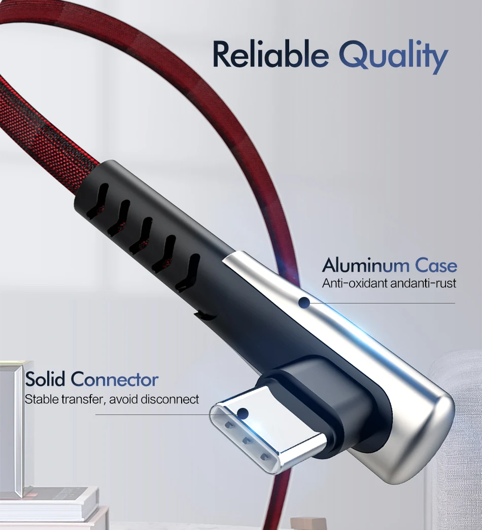 Usb type-C кабель для samsung S10 S9 Quick Charge 3,0 кабель для быстрой зарядки type-C кабель для зарядки мобильного телефона USB C кабель для Xiaomi