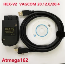 VAGCOM 20.4.2 VAG COM 20,4 новые VC-DS шестигранный V2 Интерфейс для VW AUDI Skoda сиденья VAG 20,4 английский польский Пособия по немецкому языку Французский Испан...