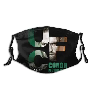 

Conor Mcgregor Men Women Reusable Face Mask Anti Bacterial Dustproof Protection Cover Respirator Muffle Mask with Filters