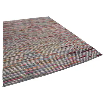 

254x380 Cm Multicolor Handmade Modern Area Rug-8x12 Ft