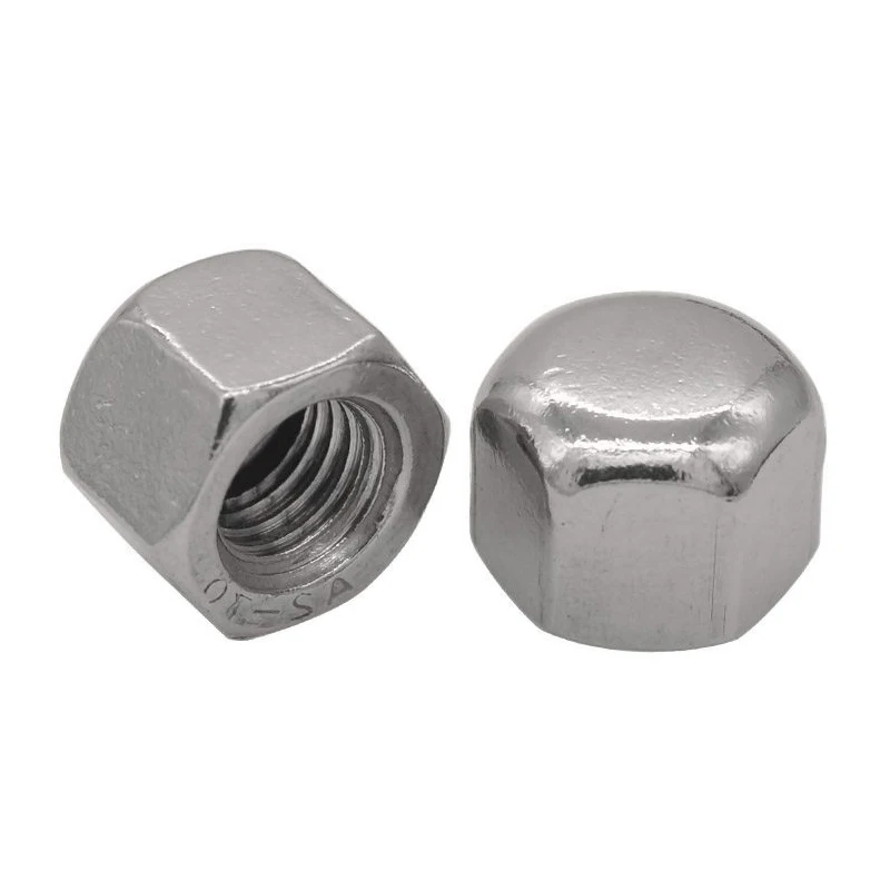 

Hex Cap Nuts Stainless Steel Low Type Nuts M3 M4 M5 M6 M8 M10 M12 M14 M16 M20 DIN917