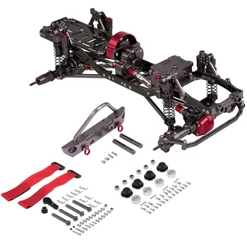 

RC Car Frame Kit 1/10 CNC Aluminum for SCX10 AXIAL RC Crawler Climbing Car DIY Parts