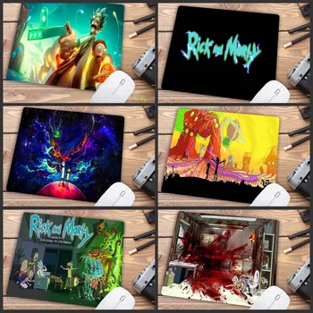 

XGZ Big Promotion New Printed Anime Rick and Morty AnimeSmall Mouse Pad PC Computer Mat Size for18X22CM Game Mousepad