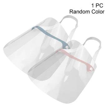

1PC Protective Adjustable Anti Droplet Dust-proof Full Face Cover Mask Visor Shield Droplet virus Windproof Face Shield Washable