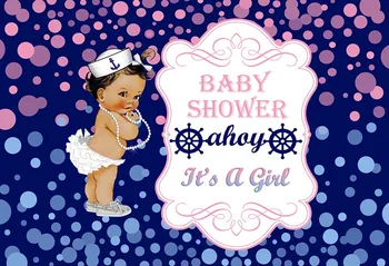 

It's a girl Baby Shower Baby Child Portrait Photography Background Photo Backdrop Photocall background