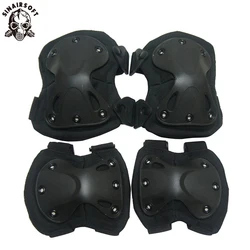 Military US Army Tactical Paintball Airsoft Hunting Protection War Game Knee And Elbow Protector Knee Pads & Elbow Pads Set