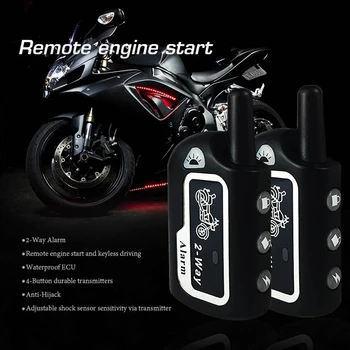 

Universal 12V Motorcycle Anti-Theft Two-Way Alarm Security System with Remote Engine Start